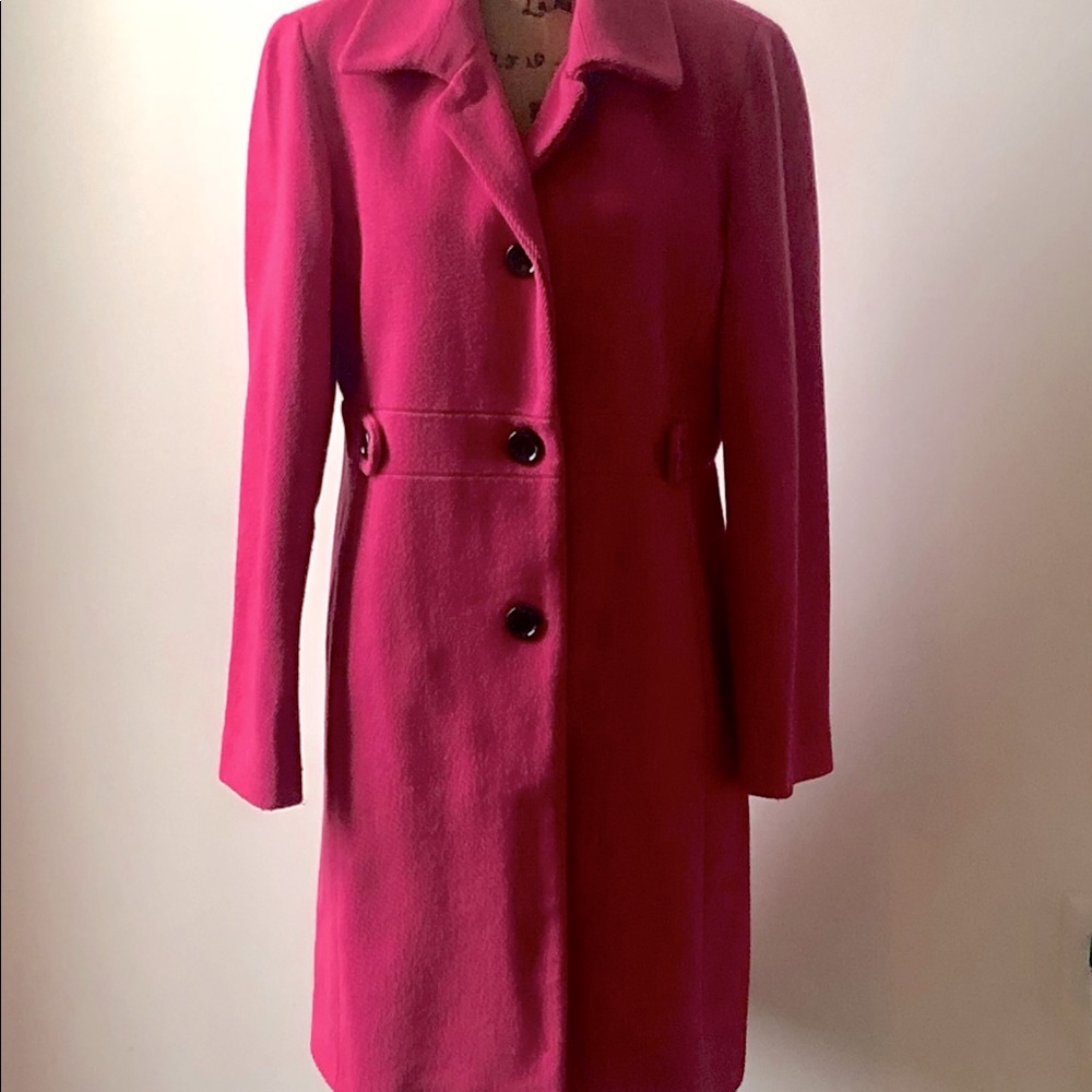 Calvin Klein pink dress coat